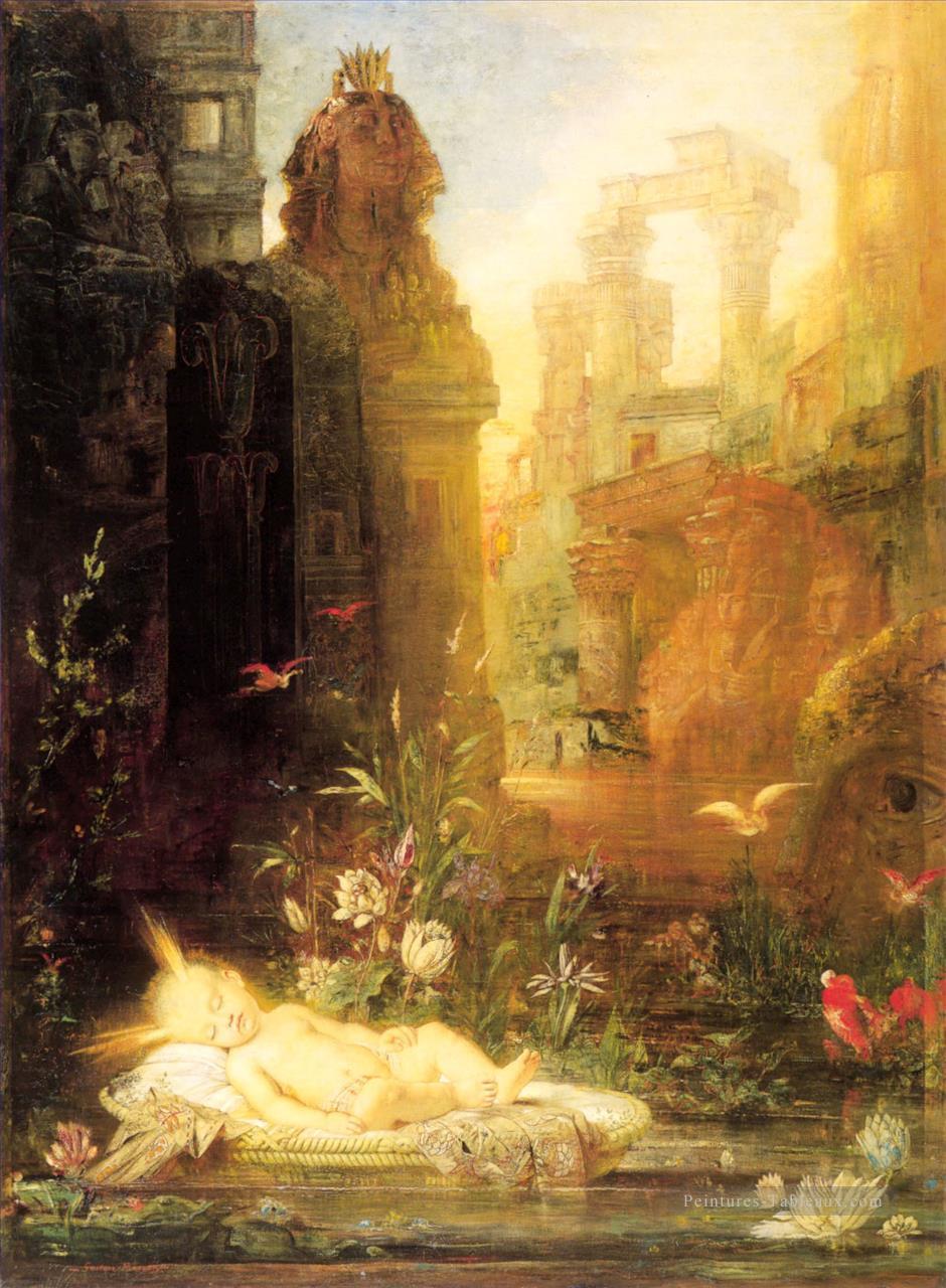 jeunes moses Symbolisme mythologique biblique Gustave Moreau Peintures à l'huile